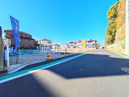 接道状況および現場風景　【府中市白糸台１丁目】／撮影日2024/12/21