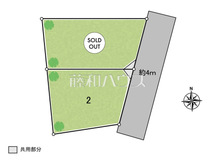 全体区画図　【日野市大坂上３丁目】