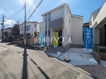 2号棟　接道状況および現場風景　【日野市大坂上３丁目】／撮影日2024/10/14