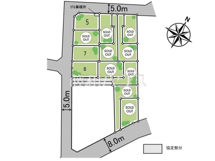 全体区画図　【和光市南１丁目】