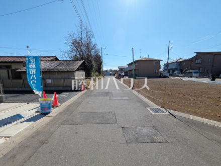 8号棟　接道状況および現場風景　【和光市南１丁目】／撮影日2025/02/24