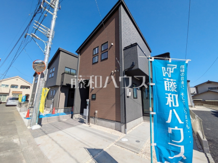 8号棟　外観　【和光市南１丁目】
堂々完成、いつでもご内覧いただけます！ぜひ実物をご覧いただきたく思います。喜んでご案内いたしますのでお気軽にお問合せ下さい。／撮影日2025/02/24
