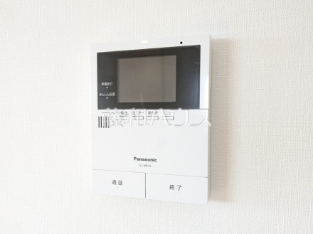 2号棟　TVモニター付インターフォン　　【昭島市緑町２丁目】
　防犯に役立つTVモニター付インターフォン　／撮影日2025/01/23