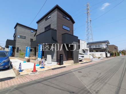 接道状況および現場風景　【三鷹市上連雀６丁目】／撮影日2025/03/02