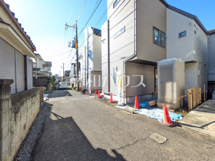 接道状況および現場風景　【国分寺市東恋ヶ窪４丁目】／撮影日2024/11/28