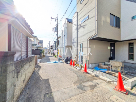 接道状況および現場風景　【国分寺市東恋ヶ窪４丁目】／撮影日2024/12/20