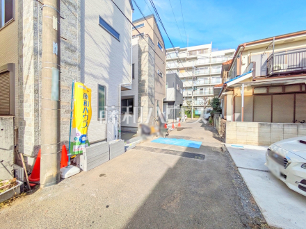 接道状況および現場風景　【国分寺市東恋ヶ窪４丁目】／撮影日2024/12/20