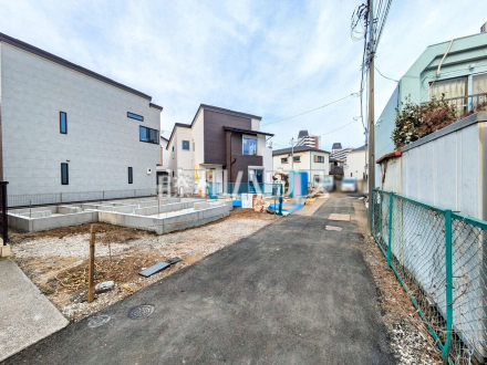 接道状況および現場風景　【国立市西１丁目】／撮影日2025/03/27
