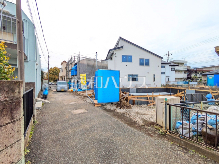 接道状況および現場風景　【国立市西１丁目】／撮影日2025/04/11