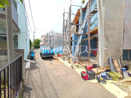 接道状況および現場風景　【国立市西１丁目】／撮影日2025/05/22