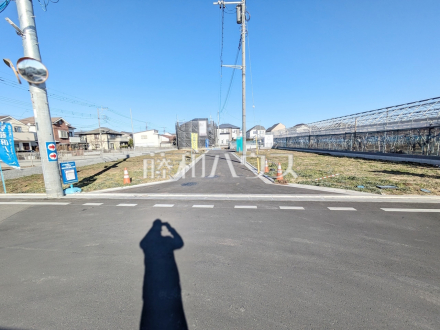 現場風景　【東村山市恩多町５丁目】理想の暮らしを追及できる建築条件付き土地　／撮影日2024/12/19
