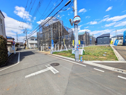 接道状況および現場風景　【東村山市恩多町５丁目】／撮影日2025/03/20