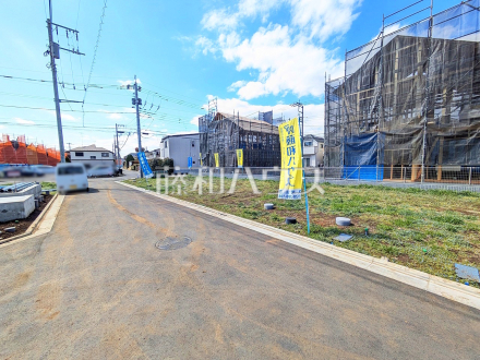 接道状況および現場風景　【東村山市恩多町５丁目】／撮影日2025/03/20