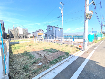 接道状況および現場風景　【東村山市恩多町５丁目】　／撮影日2025/08/29
