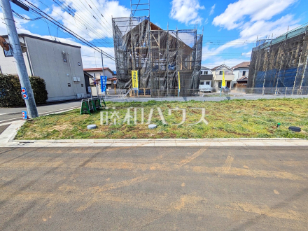 6号地付近　現地写真　【東村山市恩多町５丁目】きれいに整備された敷地。これから夢の新邸がここに建ちます。／撮影日2025/03/20