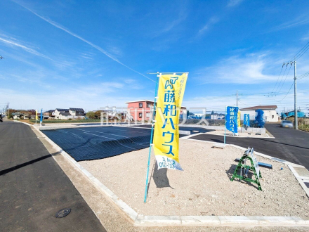 現場風景　【立川市西砂町３丁目】 建物のプレゼンをさせていただきますので、実際の完成イメージを思い描いていただくことができます。お気軽にお問合せ下さい。 ／撮影日2024/04/13