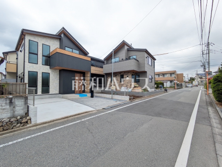 接道状況および現場風景　【昭島市緑町２丁目】／撮影日2025/05/12