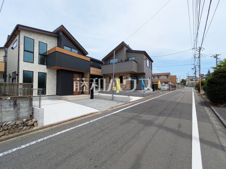 接道状況および現場風景　【昭島市緑町２丁目】／撮影日2025/06/06