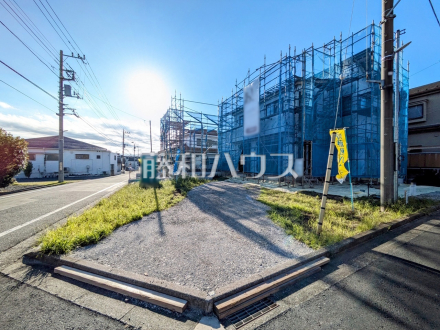 2号棟　外観　【昭島市緑町２丁目】きれいに整備された敷地。これから夢の新邸がここに建ちます。　
／撮影日2024/11/07