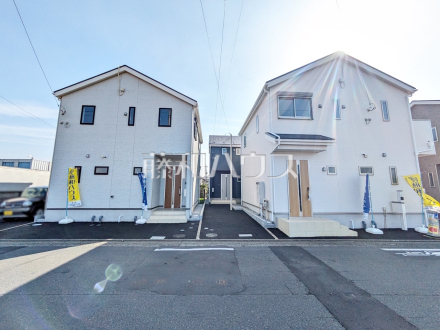 接道状況および現場風景　【府中市日新町３丁目】 平日のご案内も可能です。まずはお気軽にお問合せ下さいませ。／撮影日2025/03/14