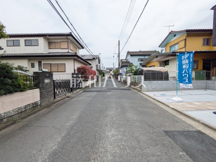 2号棟　接道状況および現場風景　【所沢市大字下安松】／撮影日2025/04/20