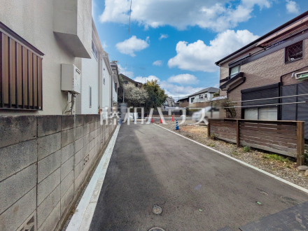 接道状況および現場風景　【練馬区東大泉２丁目】／撮影日2025/03/06