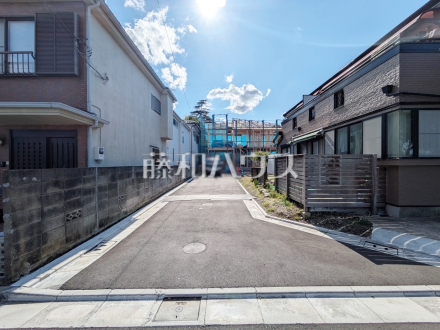 接道状況および現場風景　【練馬区東大泉２丁目】／撮影日2025/04/04