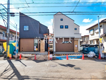 現場風景　【立川市砂川町３丁目】スーパージオ工法を採用した免震住宅を建築中。／撮影日2025/02/24