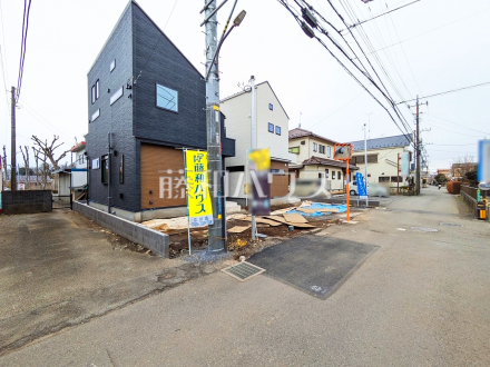 接道状況および現場風景　【立川市砂川町３丁目】／撮影日2025/03/08