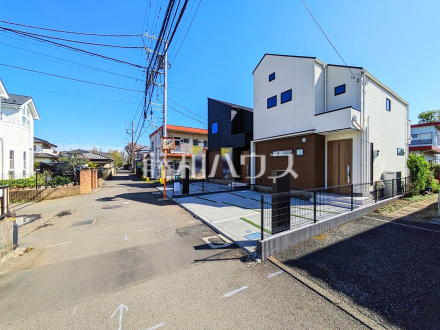 接道状況および現場風景　【立川市砂川町３丁目】／撮影日2025/04/14