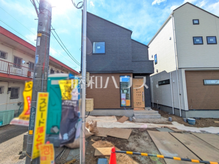 1号棟　外観　お探しの物件に出会うためには、早めのご確認をオススメします。未完成の今のうちにぜひお問合せをお待ちしております。【立川市砂川町３丁目】／撮影日2025/02/24