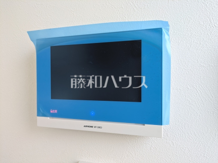 1号棟　TVモニター付きインターホン　【立川市砂川町３丁目】　訪問者がわかるTVモニター付インターホンは、お子様のお留守番にも活躍するかも？！／撮影日2025/03/14