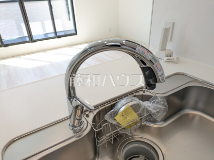 2号棟　浄水器一体型水栓　【立川市砂川町３丁目】　いつでもおいしいお水が飲める浄水器一体型水栓も完備／撮影日2025/03/14