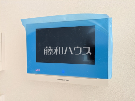2号棟　TVモニター付きインターホン　【立川市砂川町３丁目】　訪問者がわかるTVモニター付インターホンは、お子様のお留守番にも活躍するかも？！／撮影日2025/03/14