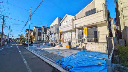接道状況および現場風景　【国立市中２丁目】／撮影日2024/11/28