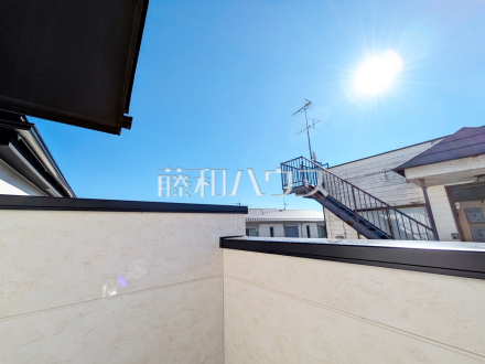 2号棟　バルコニー眺望　【調布市飛田給３丁目】／撮影日2025/01/26