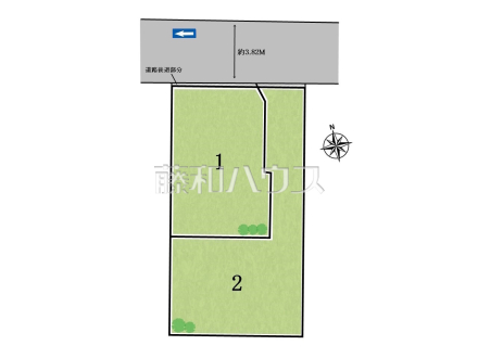 全体区画図　【立川市錦町１丁目】