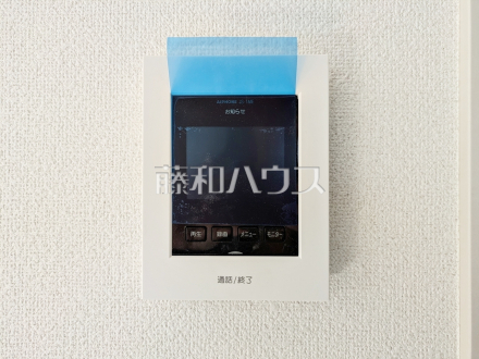 10号棟　TVモニター付インターフォン　【調布市深大寺北町７丁目】
　防犯に役立つTVモニター付インターフォン　／撮影日2025/02/17