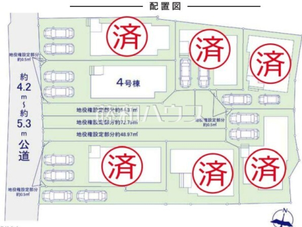 全体区画図　【福岡市早良区田村３丁目】／撮影日2025/06/20