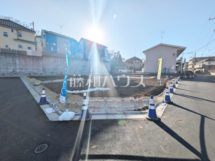 接道状況および現場風景　【八王子市館町】／撮影日2025/02/06