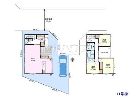 11号棟　間取図　【清瀬市野塩１丁目】
