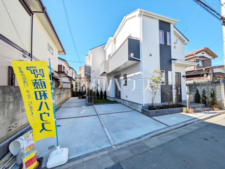 現場風景　【調布市深大寺北町６丁目】
堂々完成、いつでもご内覧いただけます！ぜひ実物をご覧いただきたく思います。喜んでご案内いたしますのでお気軽にお問合せ下さい。　／撮影日2025/01/30