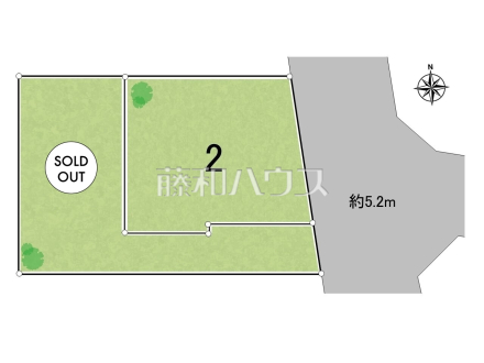 全体区画図　【調布市深大寺北町６丁目】
