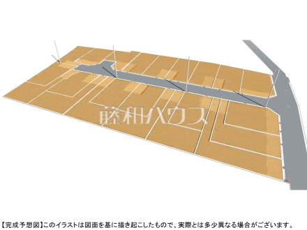 造成完了予想図　【調布市富士見町１丁目】