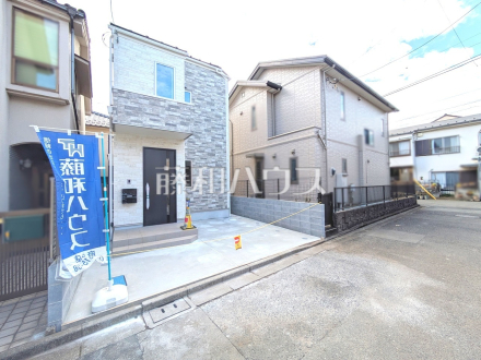 接道状況および現場風景　【府中市新町３丁目】／撮影日2025/03/02