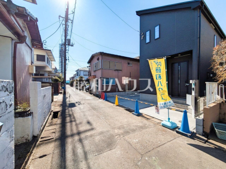 接道状況および現場風景　【東久留米市南町１丁目】／撮影日2025/03/10
