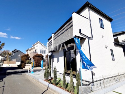 D号棟　接道状況および現場風景　【三鷹市中原３丁目】／撮影日2025/02/08