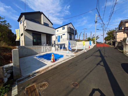 接道状況および現場風景　【東村山市廻田町３丁目】／撮影日2025/04/17