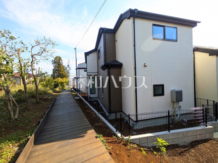 接道状況および現場風景　【東村山市廻田町３丁目】／撮影日2025/04/17