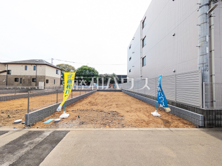 1号地　現地写真　【日野市大字日野】
きれいに整備された敷地。これから夢の新邸がここに建ちます。　／撮影日2025/04/18